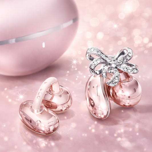Crystal Bow Earbuds