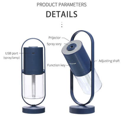Magic Shadow USB Humidifier – Ultrasonic Mist & Projection Light