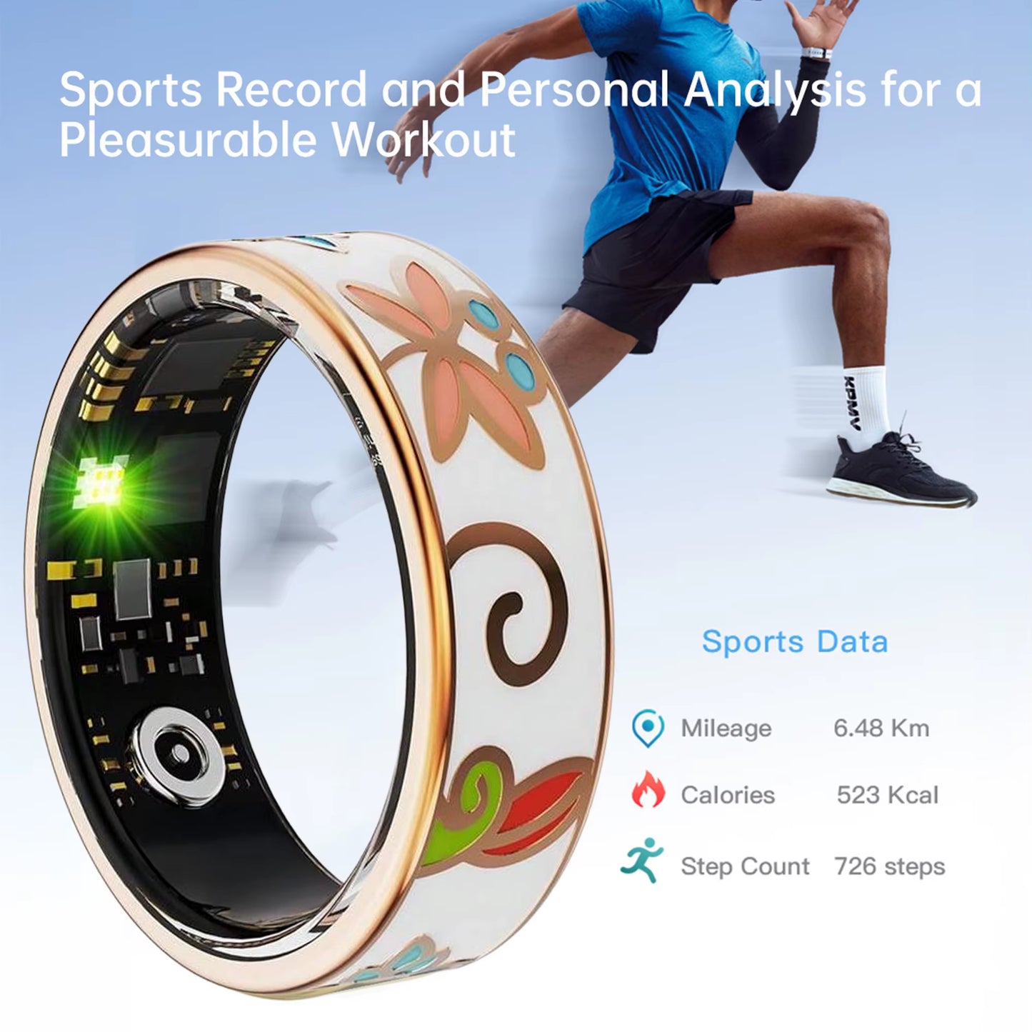 Enamel Fitness Smart Ring