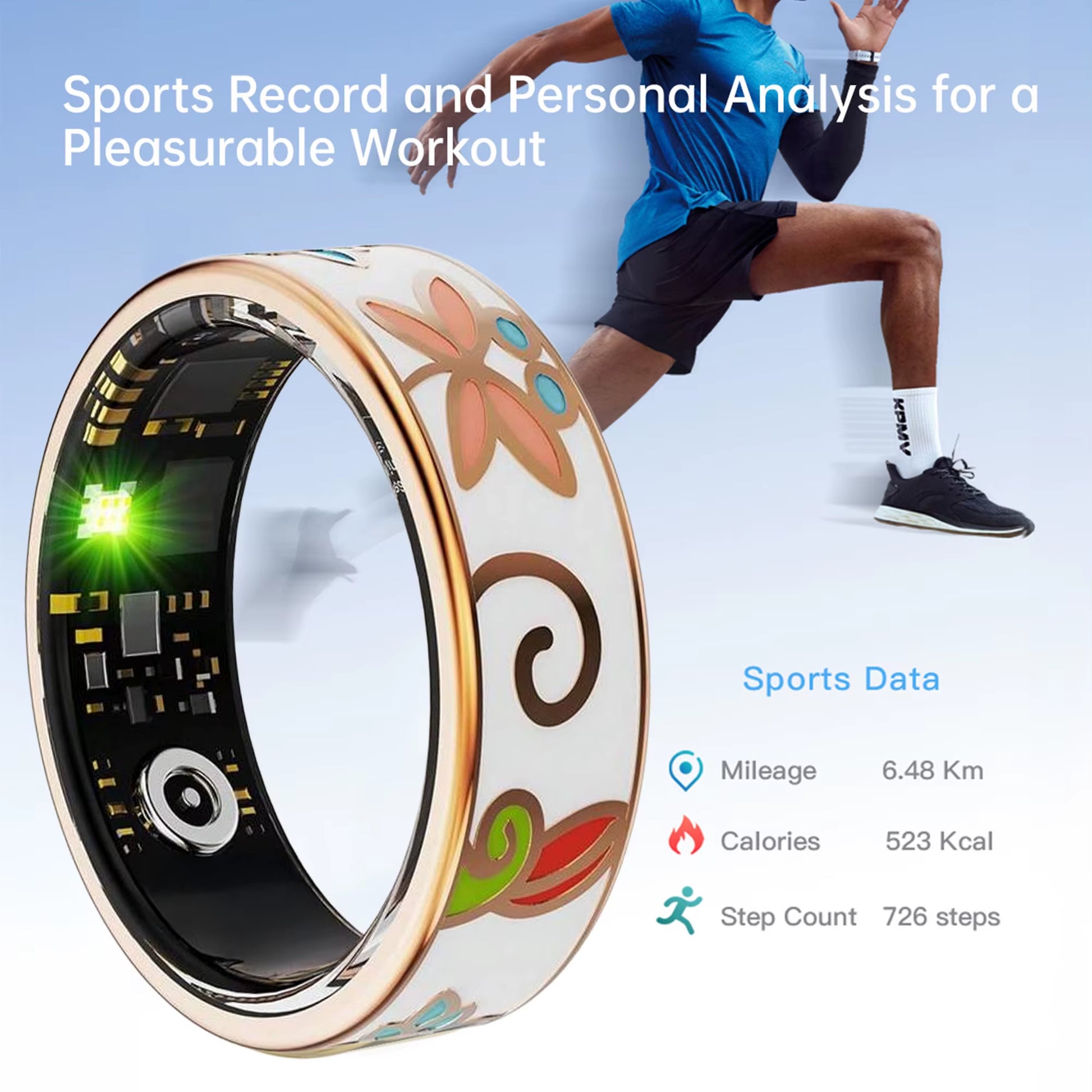 Enamel Fitness Smart Ring
