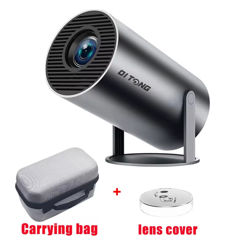 HY300 Pro Mini Projector – 4K Decode, Android 11, 720P Native, BT5 & Wi-Fi, 130” Max Display