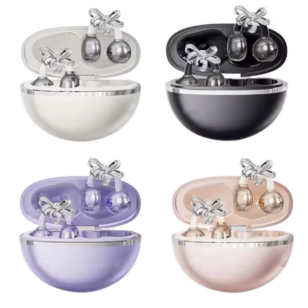 Crystal Bow Earbuds