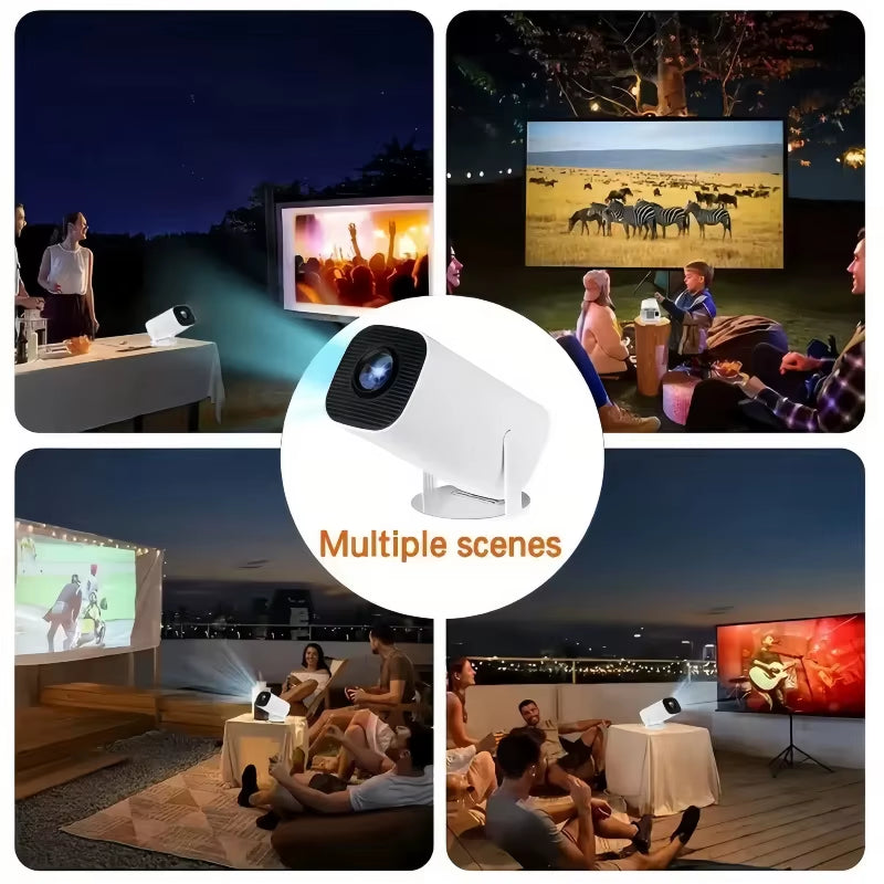 Mini HD Projector – Portable 720P LED with 4K Decode Support