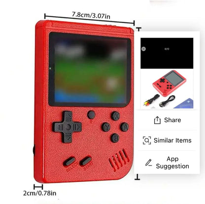 Retro Handheld Console – 400 Built-In Games + TV Output