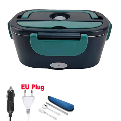 Electric Heated Lunch Box – 1.5L Stainless Steel Portable Food Warmer