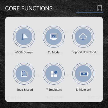 GB300 Handheld Retro Console – 6000 Games, 7 Emulators