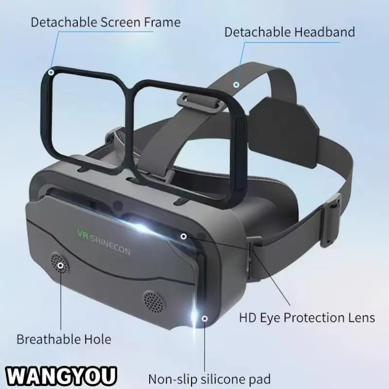 G13 VR Headset – Smart Glasses for 5–7” Smartphones 