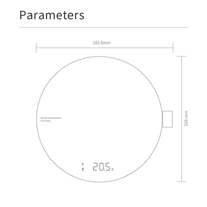 Smart Bluetooth Kitchen Scale – App-Connected with LED Display