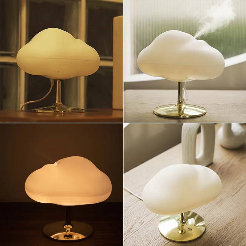 Cloud Aroma Diffuser – Essential Oil Mist with Warm Night Light