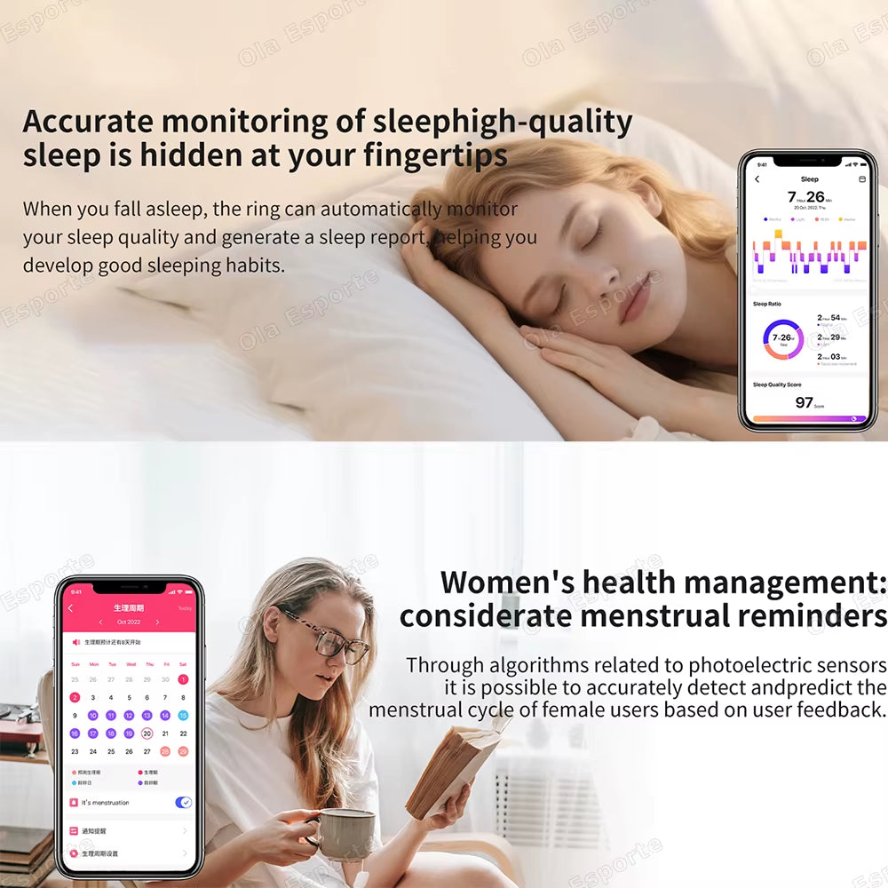 Diamond Fitness Smart Ring