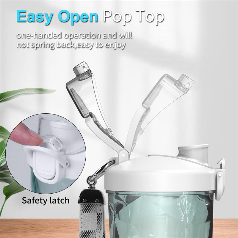 Smart Portable Blender – 600ml USB-C Rechargeable Mini Smoothie Maker with 6-Blade System