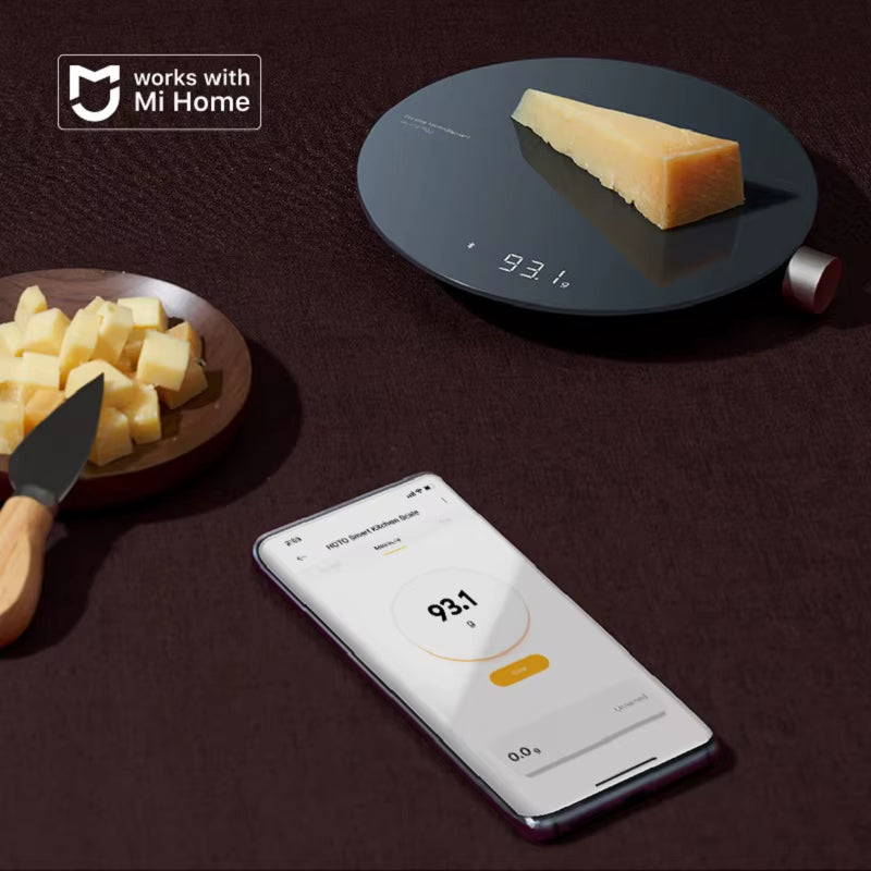 Smart Bluetooth Kitchen Scale – App-Connected with LED Display