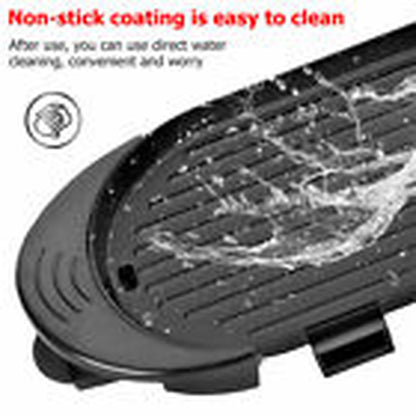 2-in-1 Electric Hot Pot & BBQ Grill – Smokeless Combo
