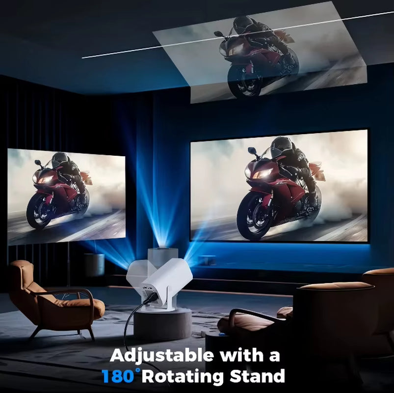 Mini HD Projector – Portable 720P LED with 4K Decode Support