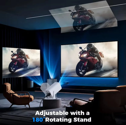 Mini HD Projector – Portable 720P LED with 4K Decode Support