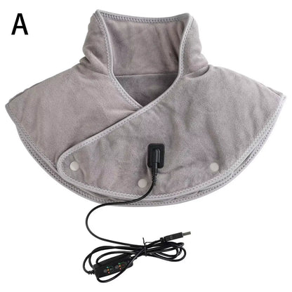 USB Heated Neck & Shoulder Wrap – Plush Thermal Pad with 3 Heat Settings