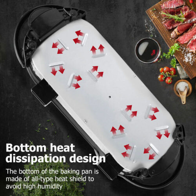 2-in-1 Electric Hot Pot & BBQ Grill – Smokeless Combo