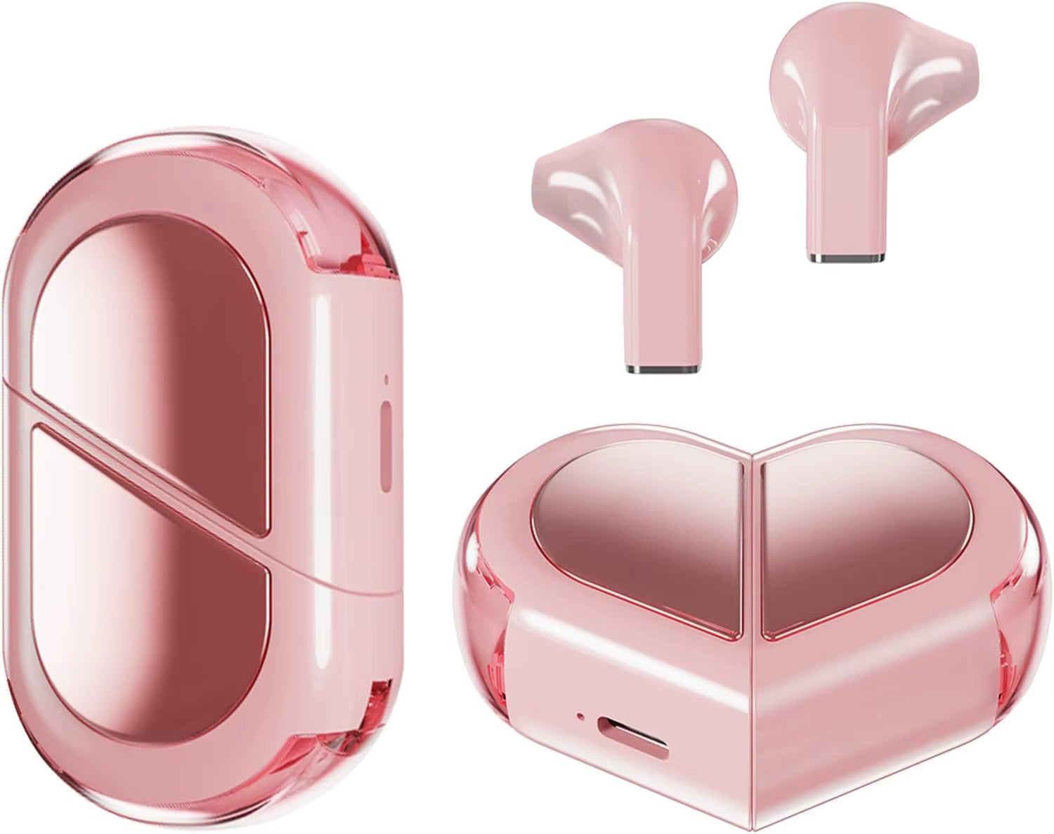 Heart Case Earbuds