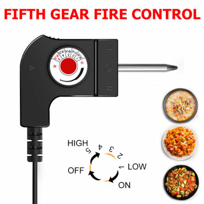 2-in-1 Electric Hot Pot & BBQ Grill – Smokeless Combo
