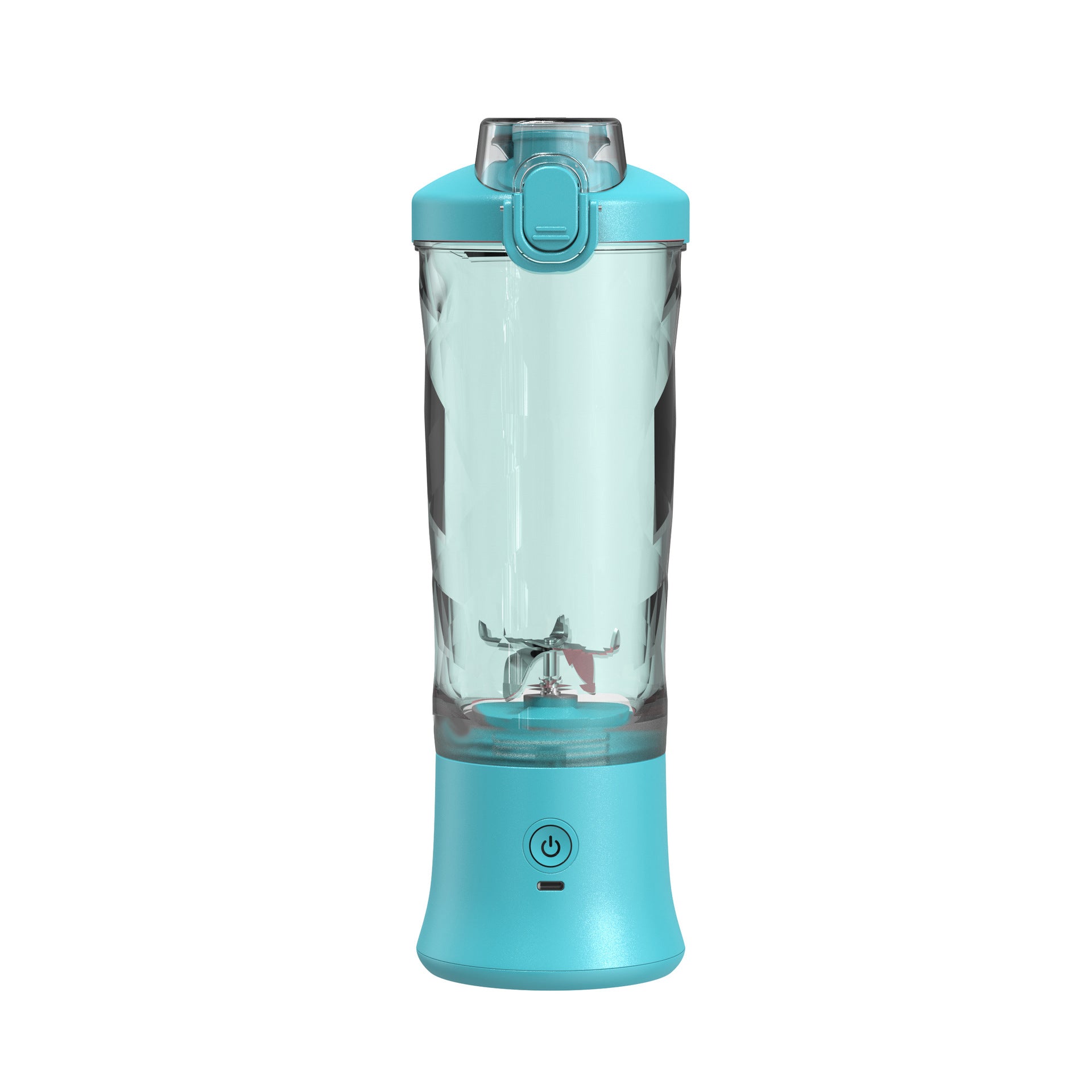 Smart Portable Blender – 600ml USB-C Rechargeable Mini Smoothie Maker with 6-Blade System