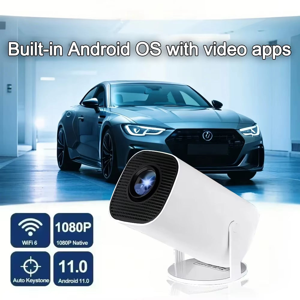 Mini HD Projector – Portable 720P LED with 4K Decode Support