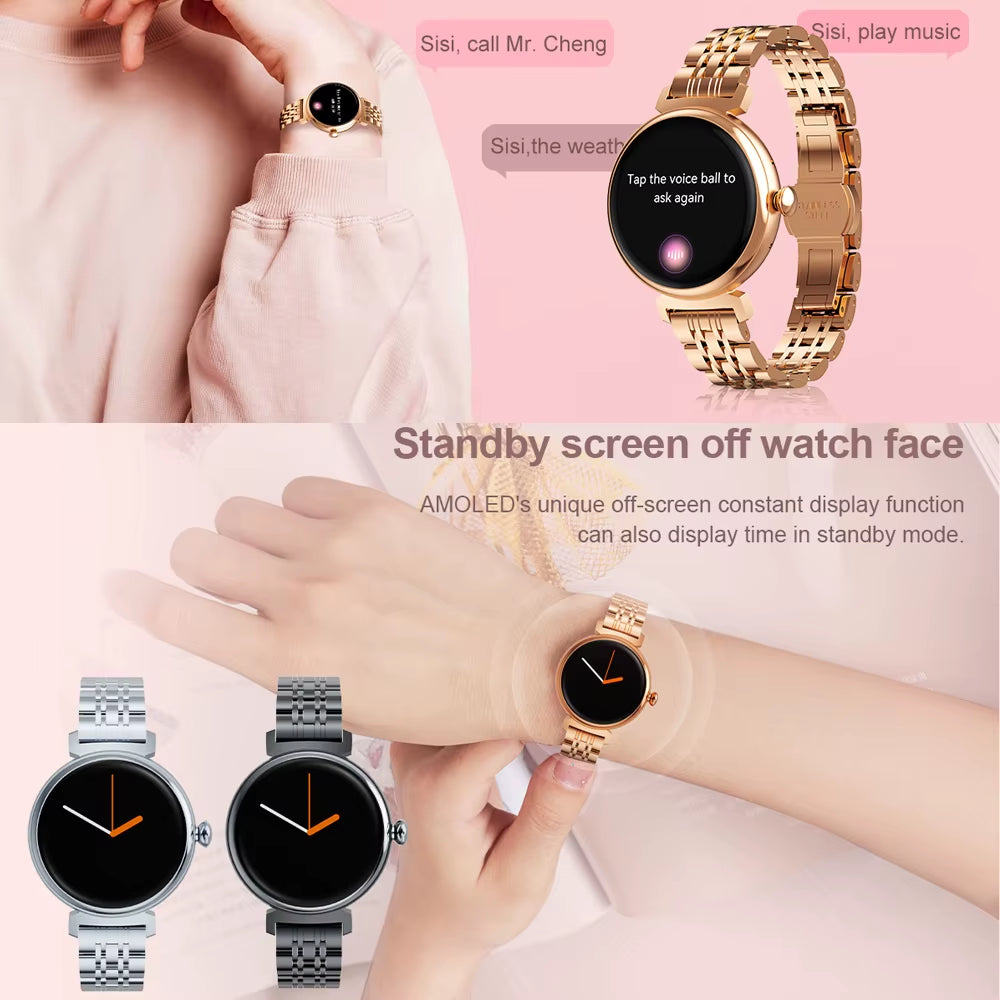Slim Metal Smart Watch